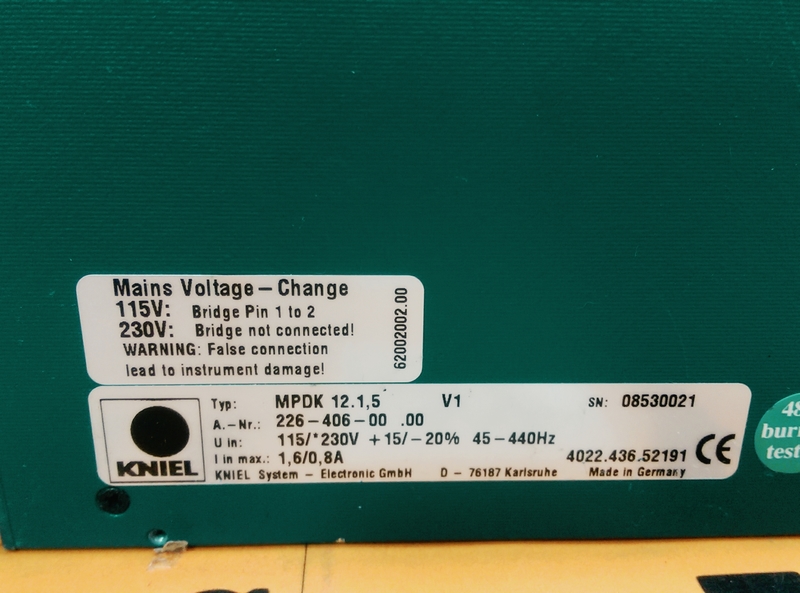 Kniel mpdk 12 1 5 226 406 00 power supply plc dcs